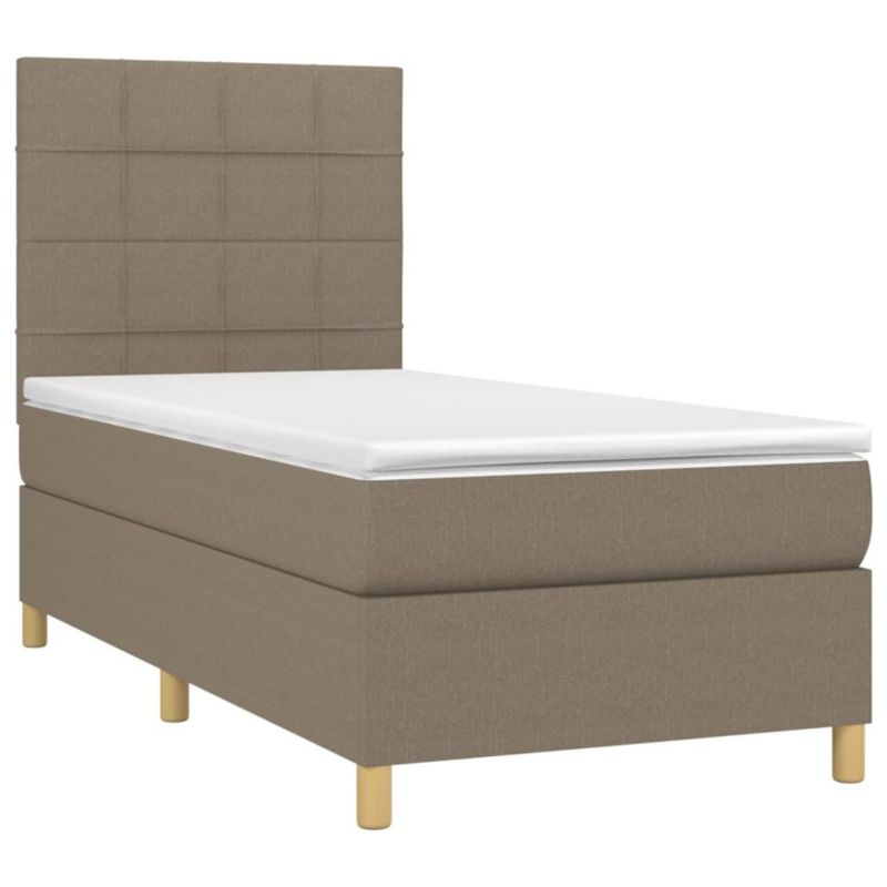 Łóżko kontynentalne WaszeMeble 100x200 cm Brązowe WM-3135417 1 szt.