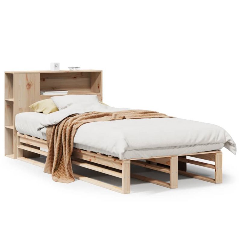 Łóżko drewniane WaszeMeble 90x200 cm brązowe WM-3323899 1 szt.