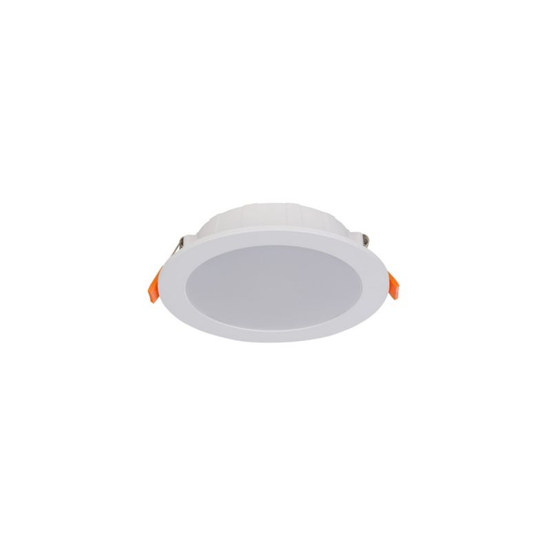 Oprawa sufitowa wpuszczana Nowodvorski Lighting Kos łazienkowa biała LED 10W 3000K 850lm IP44 wym: 15 x 15 cm okrągła - 1 szt.
