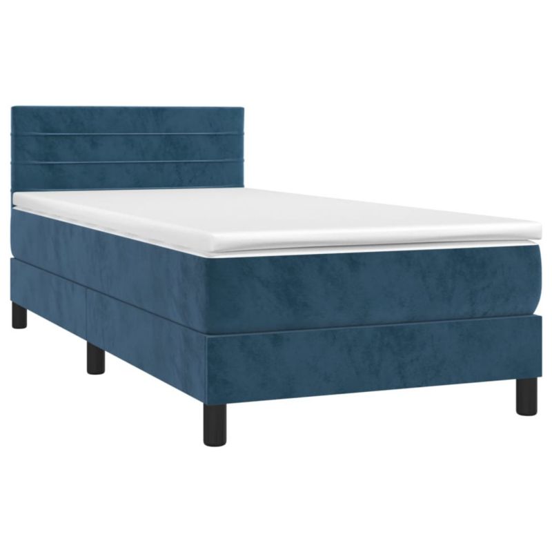 Łóżko kontynentalne WaszeMeble 100x200 cm niebieski WM-3134451 1 szt.