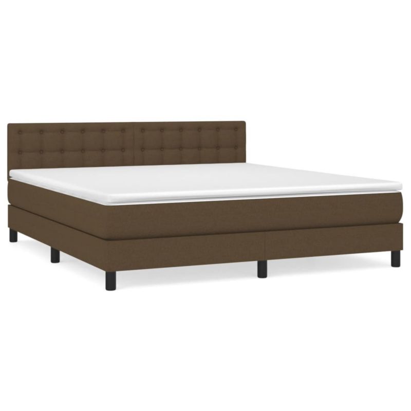 Łóżko kontynentalne WaszeMeble 160x200 cm brązowe WM-3140388 1 szt.
