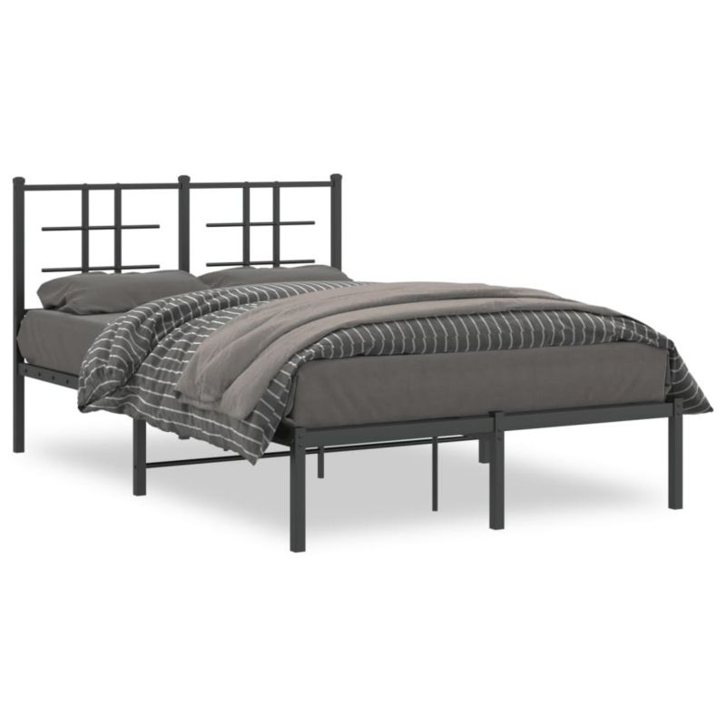 Łóżko metalowe WaszeMeble 120x190 cm czarna WM-355558 1 szt.