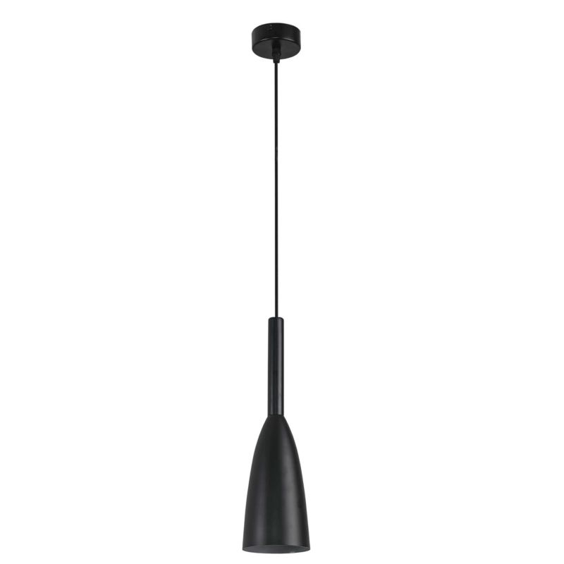 Lampa wisząca Light Prestige Solin czarna punktowa minimalistyczna 1xE27 x 60W 1 szt.