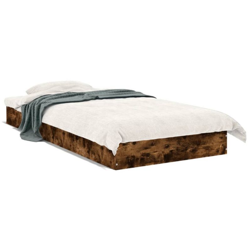 Łóżko drewniane WaszeMeble 75x190 cm brązowe WM-842081 1 szt.