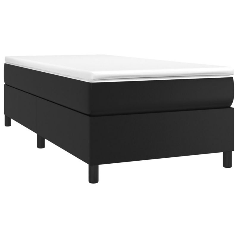 Łóżko tapicerowane WaszeMeble 90x200 cm czarna WM-3121023 1 szt.