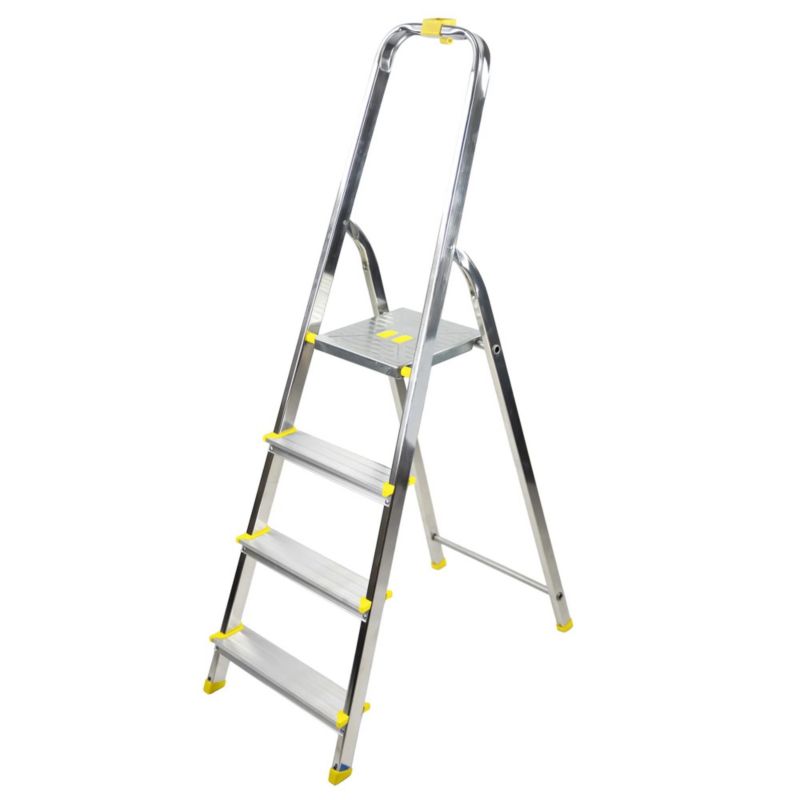 Drabina aluminiowa 4-stopniowa Bayersystem BS-DA4 z haczykiem 150kg 1 szt.