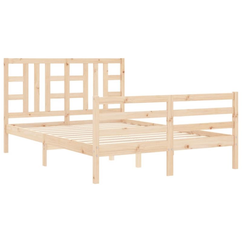 Łóżko drewniane WaszeMeble brązowe WM-3193896 1 szt.