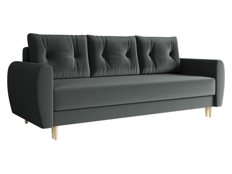 Sofa MIRJAN 24 do salonu Palermo stalowy szary 1 szt.