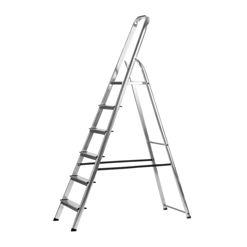 Drabina aluminiowa Bayersystem 6-stopniowa SMART COMFORT BS-DA6 150kg 1 szt.
