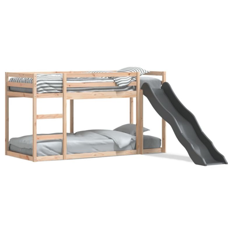 Łóżko piętrowe WaszeMeble 80x200 cm brązowe WM-3284239 1 szt.