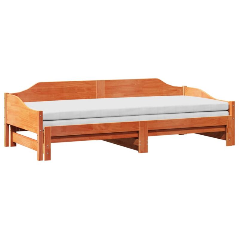 Łóżko dzienne WaszeMeble 90x190 cm rozsuwane brązowe WM-850910 1 szt.
