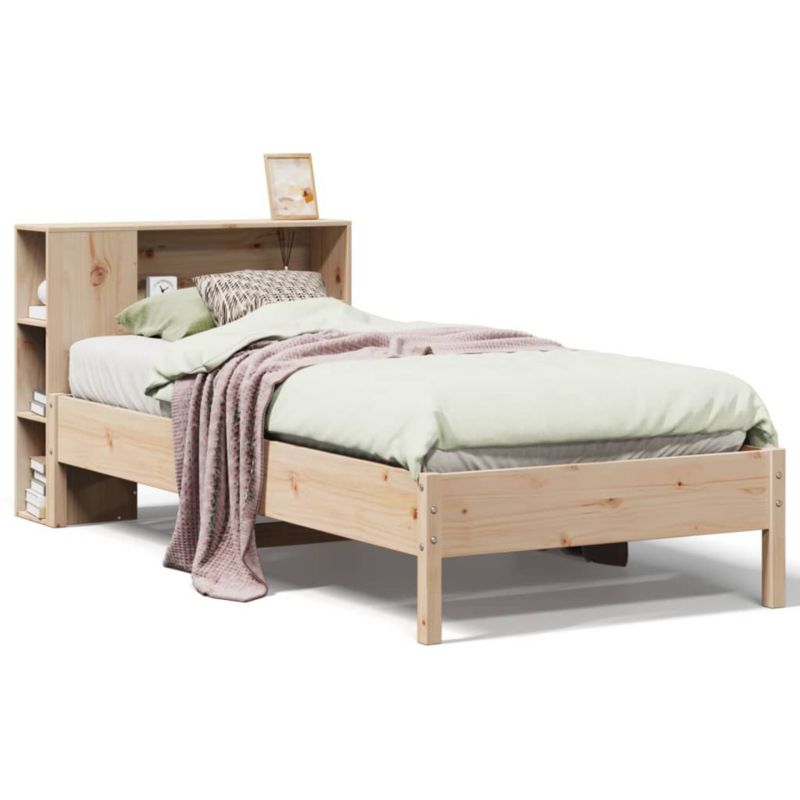 Łóżko drewniane WaszeMeble 90x190 cm brązowe WM-3322852 1 szt.