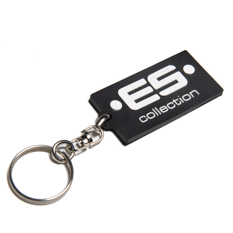 Breloczek do kluczy | Czarny | Es Rubber Keyring | ES Collection | AC216