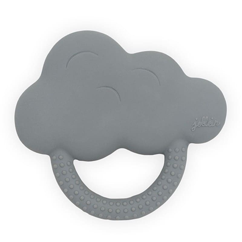 Jollein gryzak dla niemowlaka kauczuk naturalny Chmurka Cloud STORM GREY BBTB