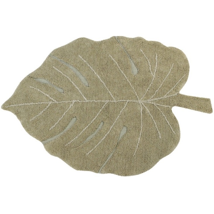 Dywan bawełniany Monstera Olive 200x285 cm Maxi Rugs Lorena Canals KC