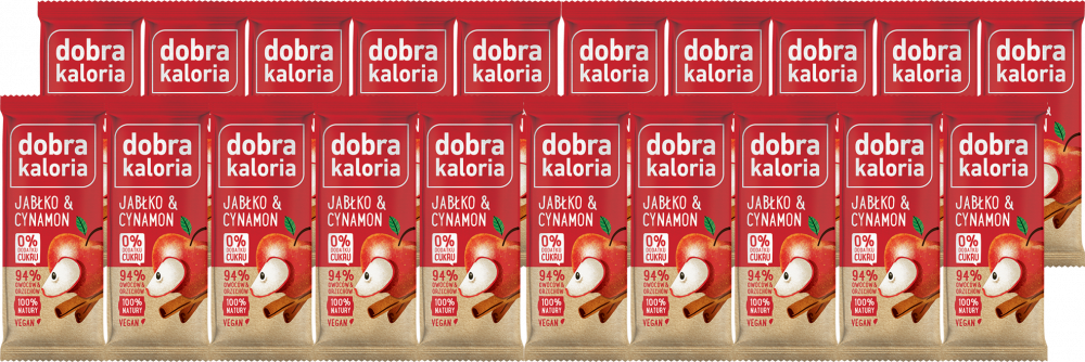 20x Baton Dobra Kaloria, jabłko i cynamon, 35g