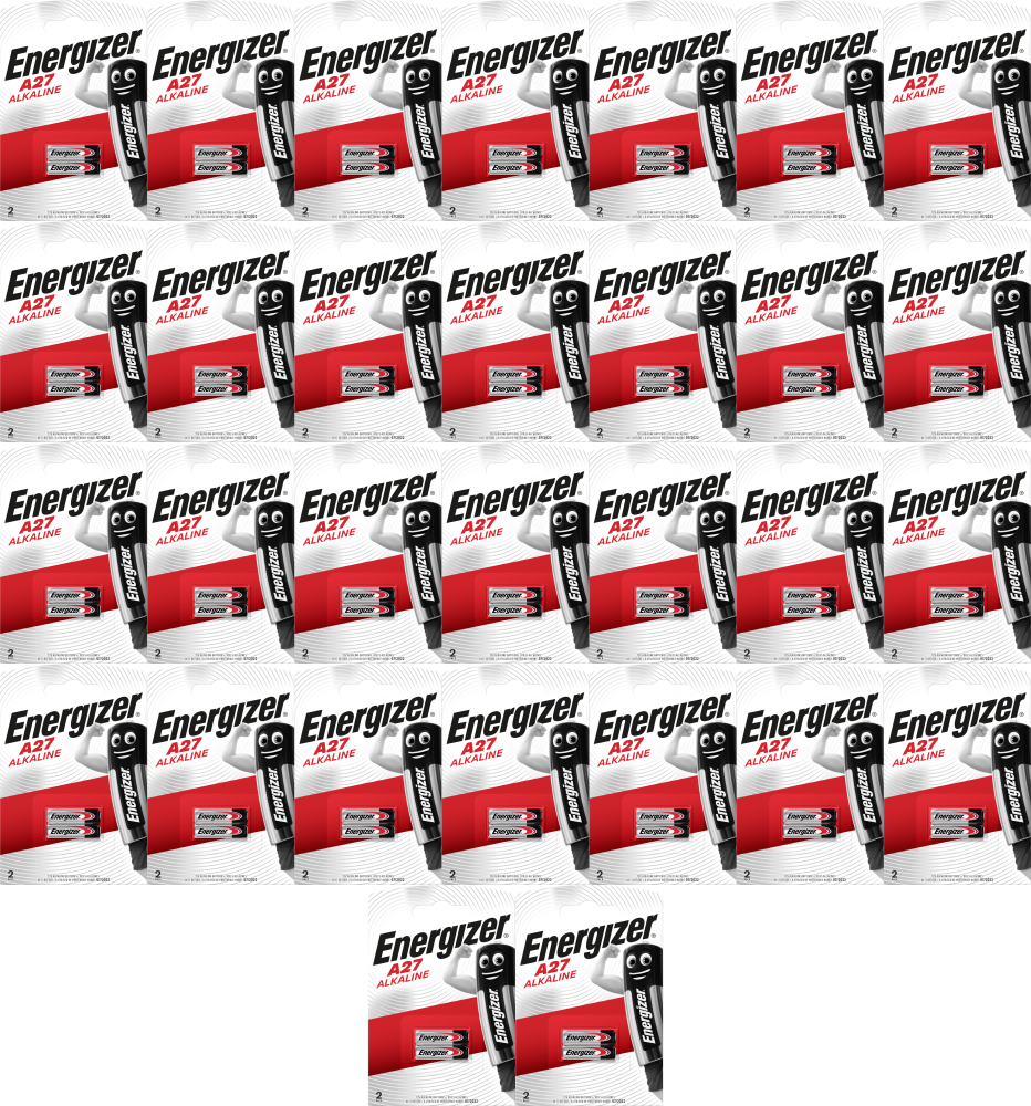 100x Bateria specjalistyczna Energizer, A27, 12V, 2 sztuki