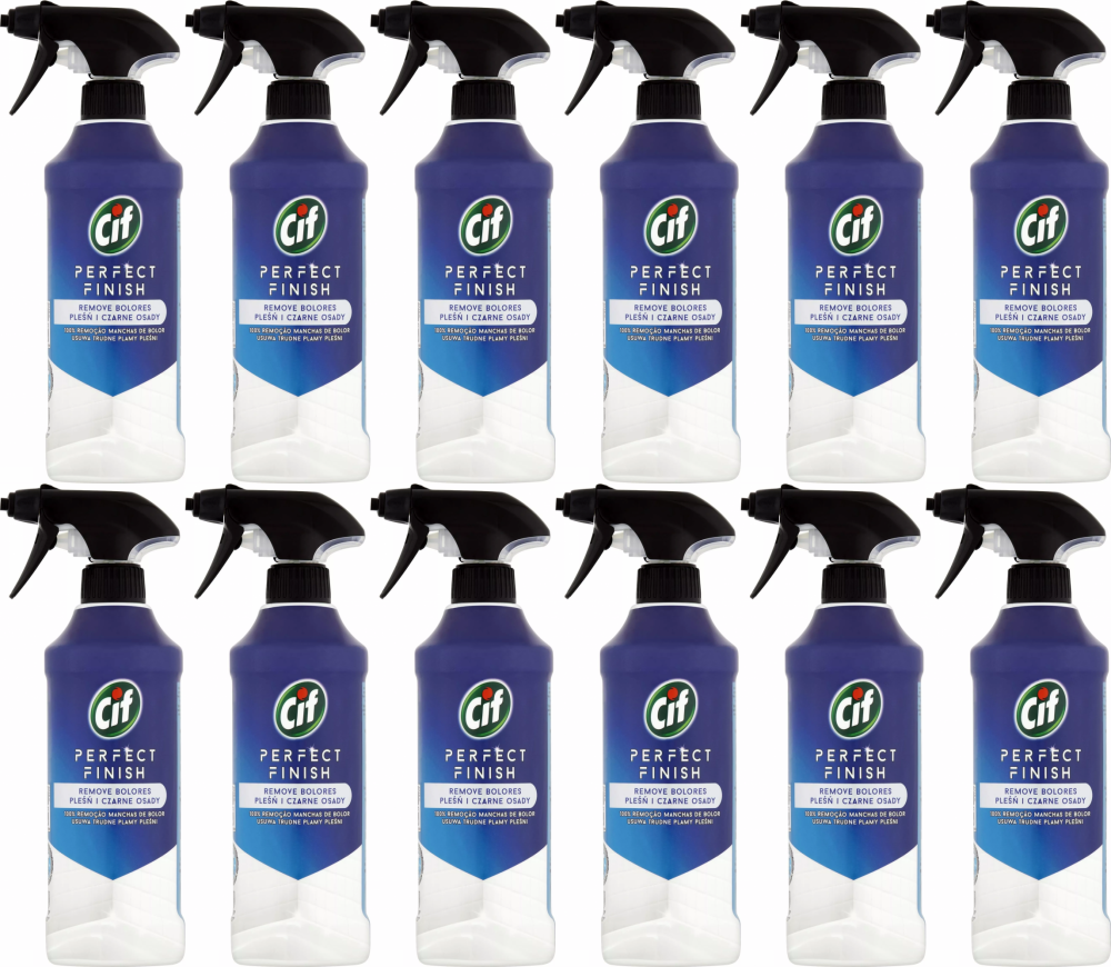 12x Płyn przeciw pleśni Cif Perfect Finish, z rozpylaczem, 435ml