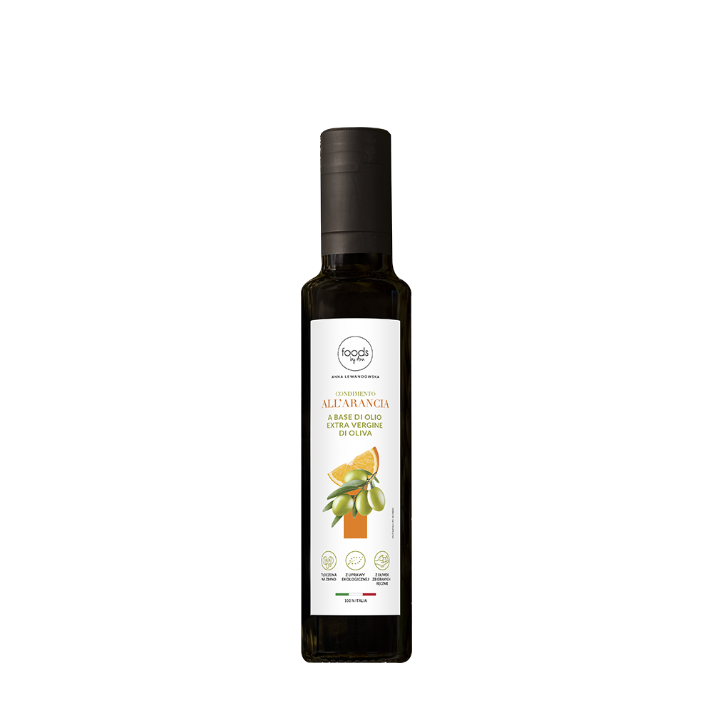 Oliwa z oliwek Condimento All’Arancia A Base Di Olio Extra Vergine Di Oliva, 250 ml