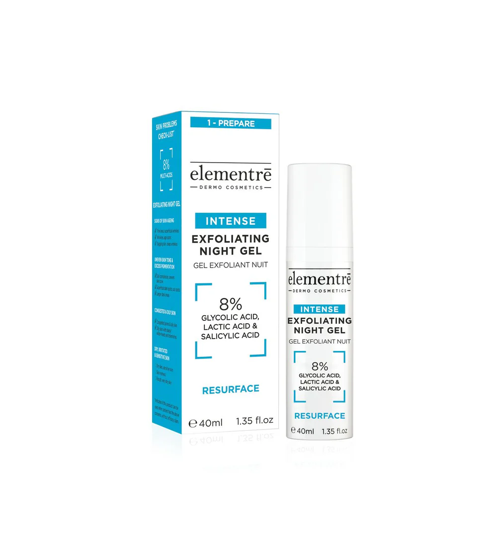 Elementre Exfoliating Night Gel 40ml.