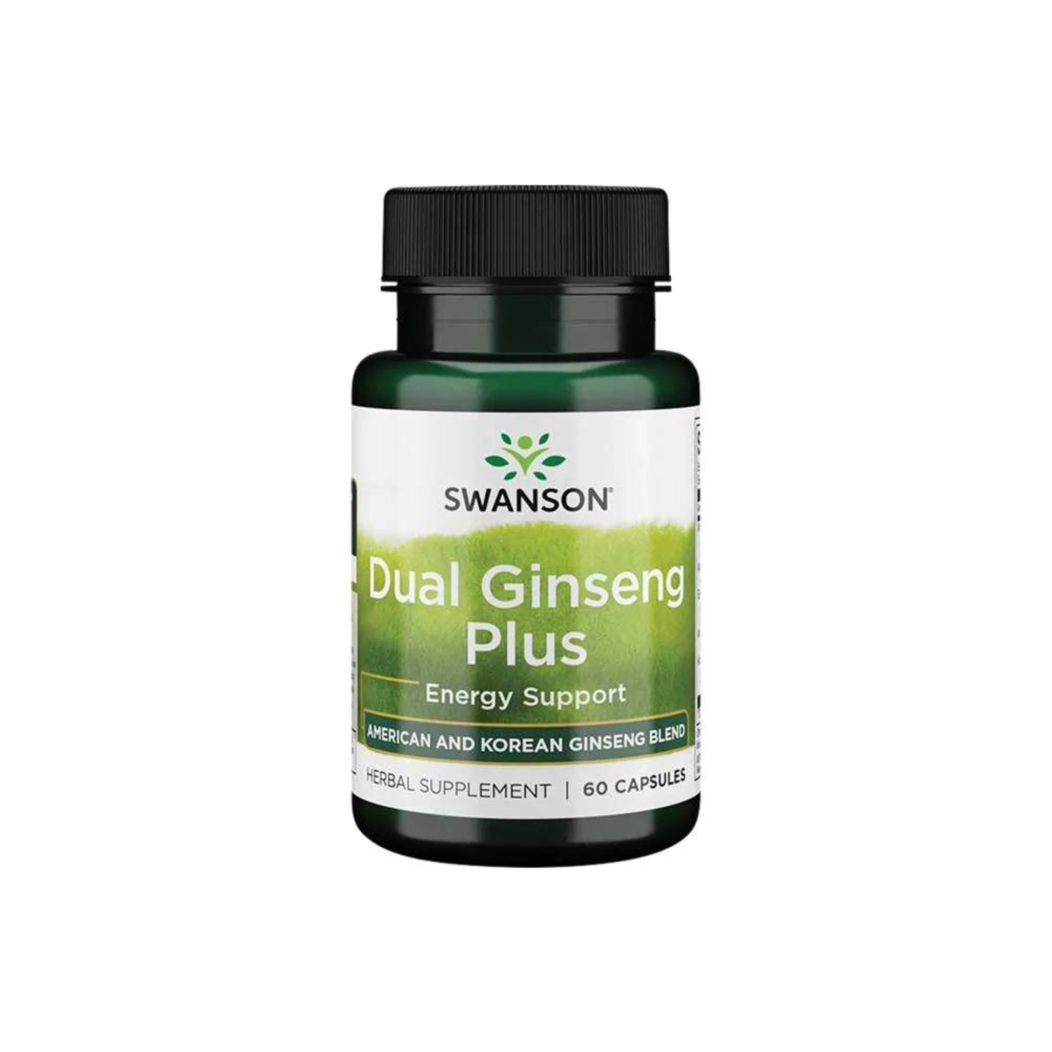 Swanson dual ginseng plus, 60 kapsułek