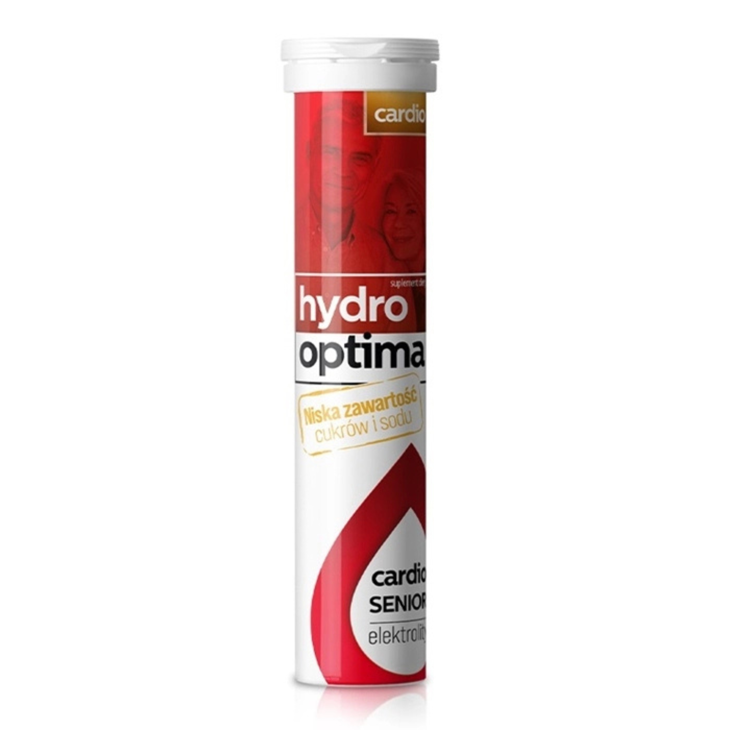 Hydrooptima senior cardio, 20 tabletek musujących