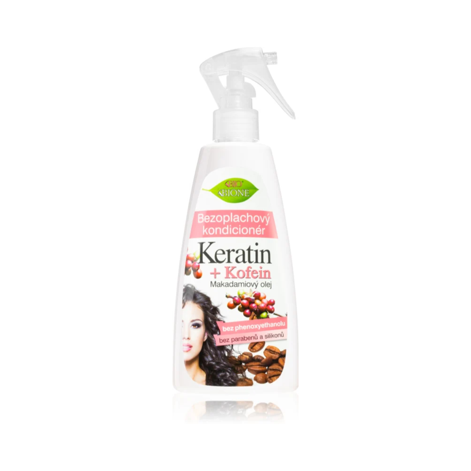 Bione - odżywka bez spłukiwania keratyna i kofeina, 260 ml