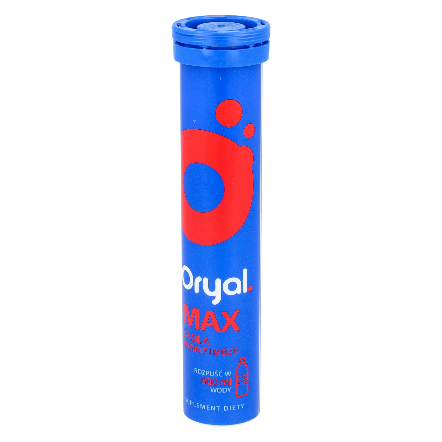 Oryal max, smak malinowy, 15 tabletek musujących