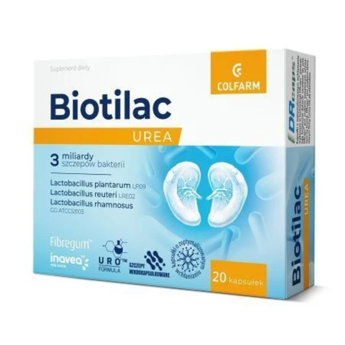 Biotilac, urea, 20 kapsułek