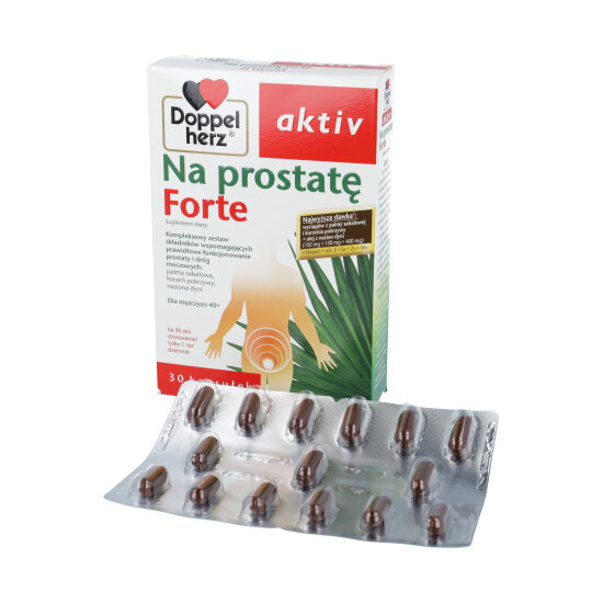 Doppelherz aktiv, na prostatę forte, 30 kapsułek