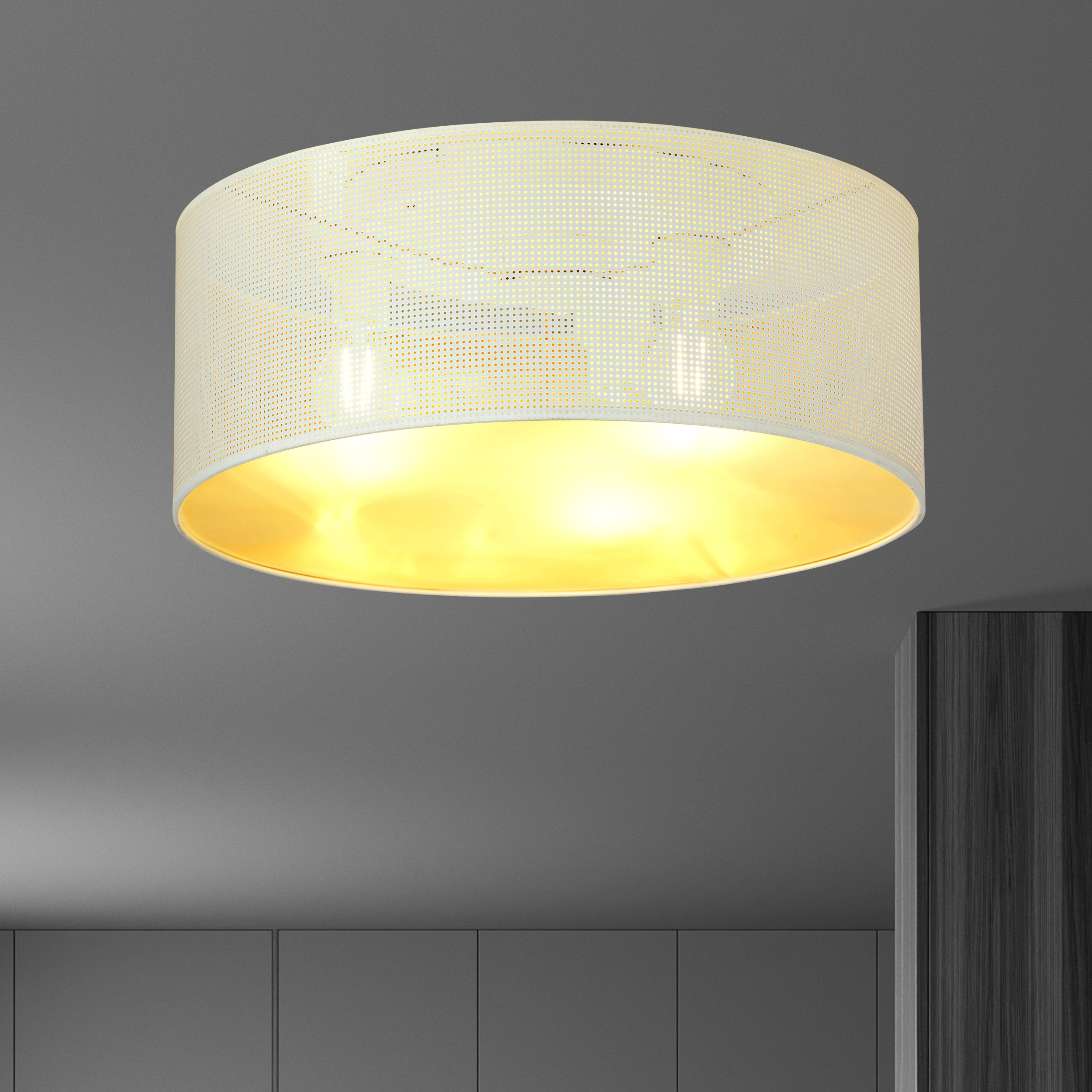 Emibig Aston plafon 3x15 W biały 1147/3