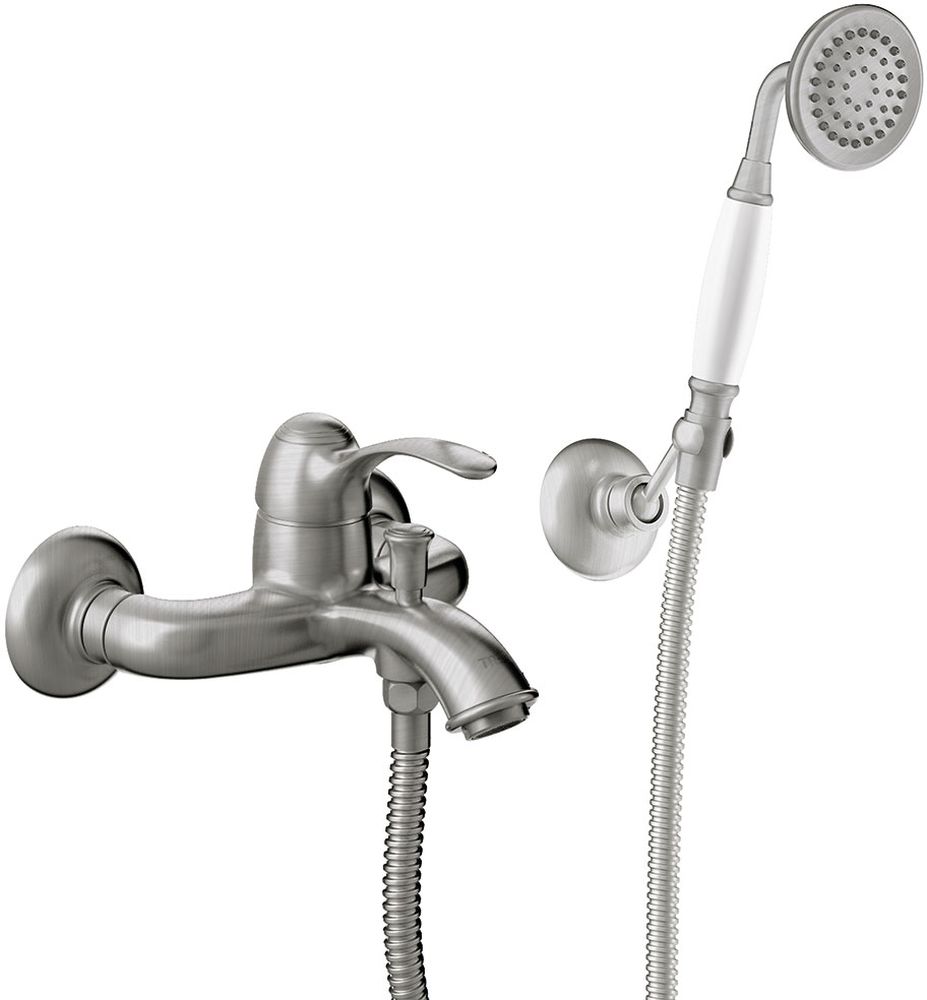Tres Monoclasic bateria wannowo-prysznicowa ścienna stal 242.170.01.AC