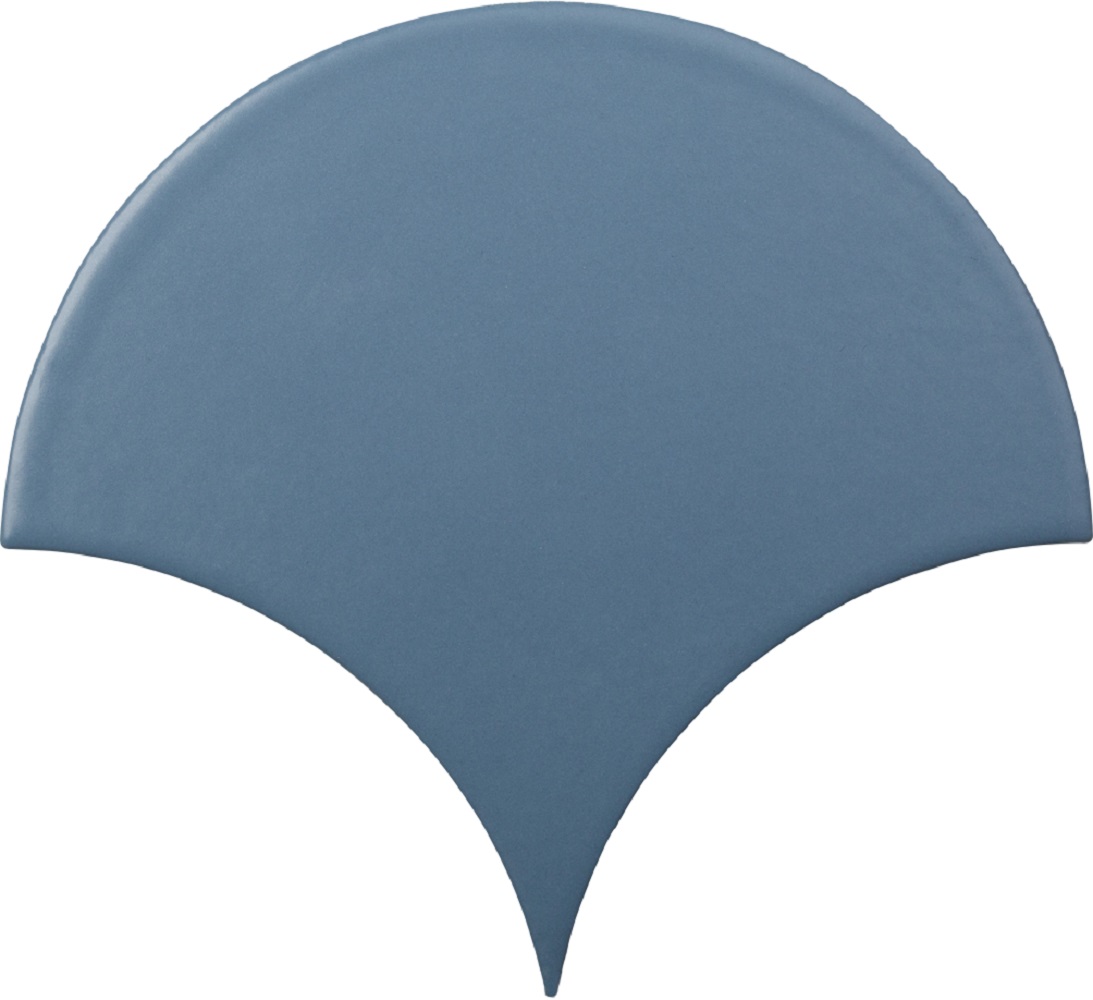 Cil Decor Escama dekor ścienny 17x15,5 cm Escama Blue Dark Mat