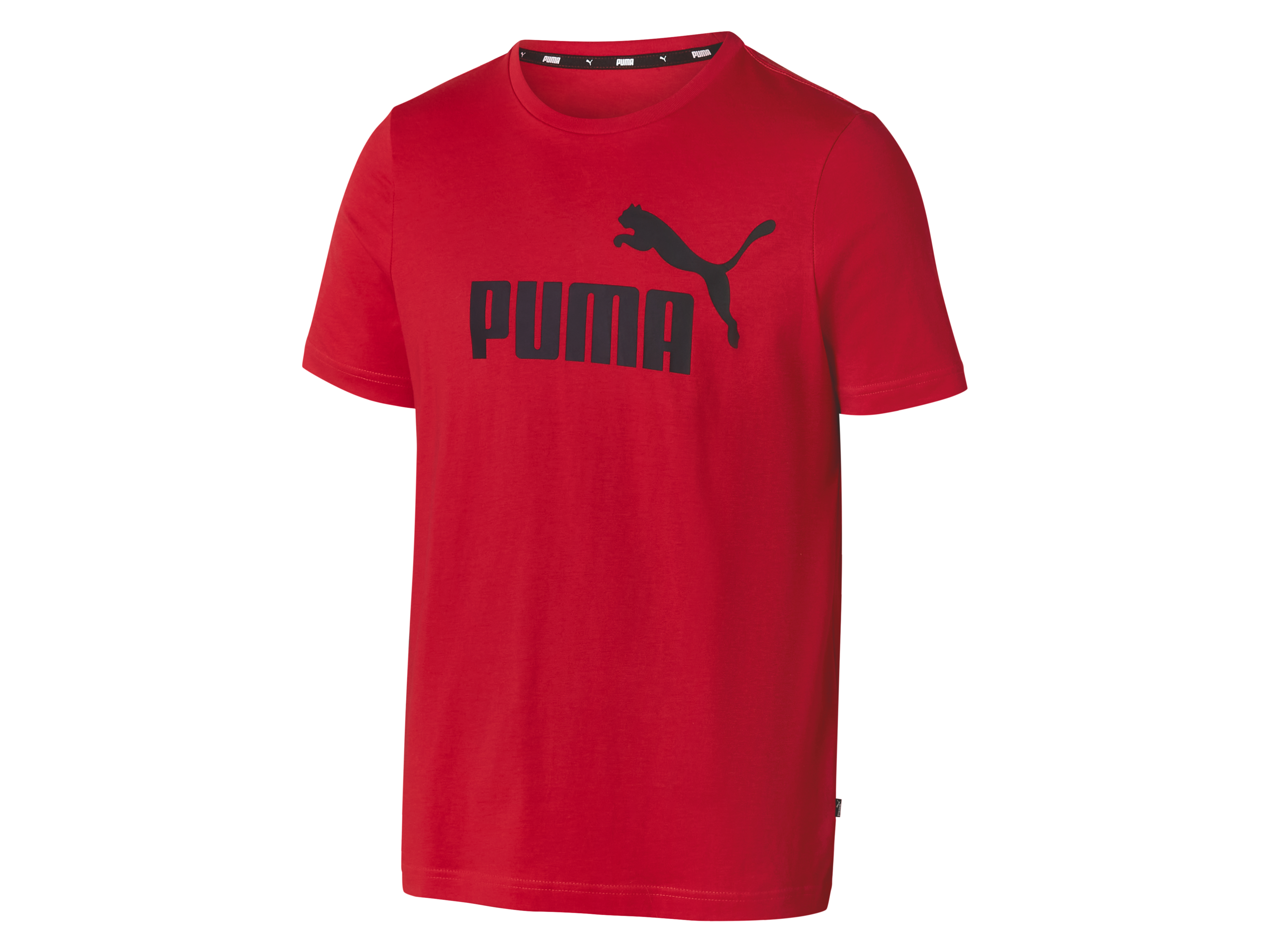 Puma T-shirt męski z bawełny Czerwony, M
