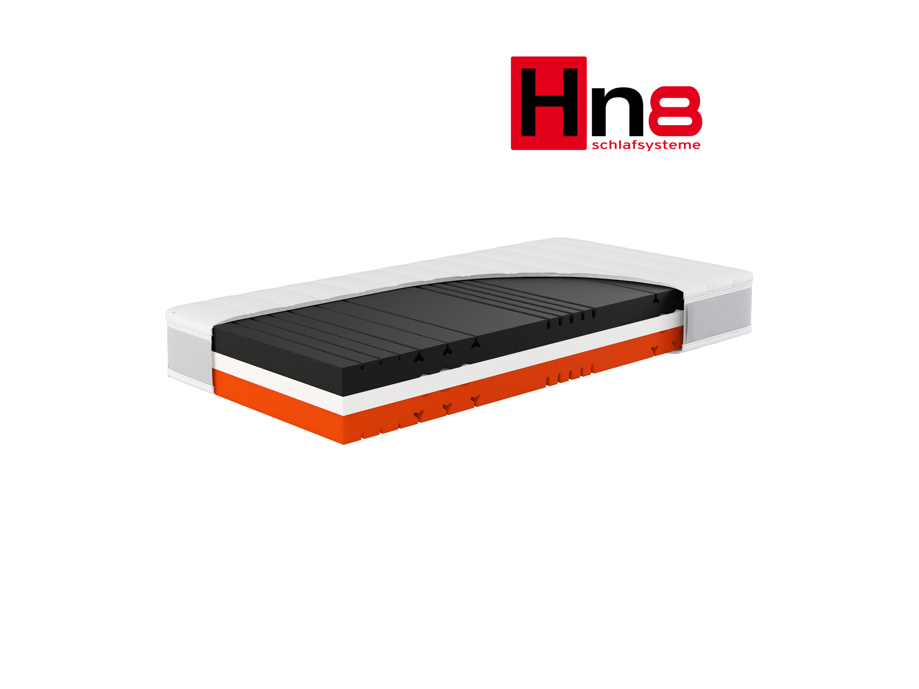 Hn8 Schlafsysteme Materac piankowy 7-strefowy Sleep Balance Pro H2/H3, 120 x 200 cm