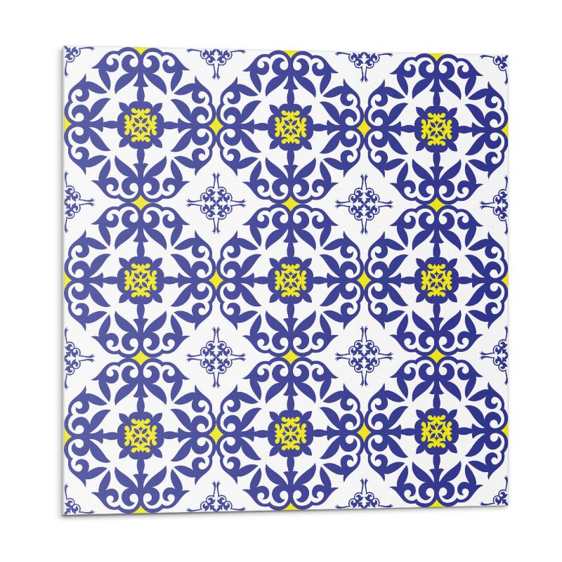 Kafelki samoprzylepne Wallfluent 50x50 cm Motyw florystyczny pełen uroku 4 szt.