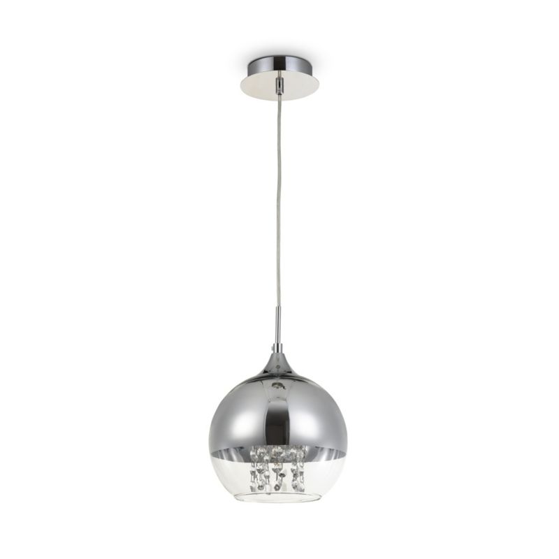 Lampa wisząca Maytoni Fermi 1226 nikiel-transparentna kryształowa 1xE27 x 1 szt.