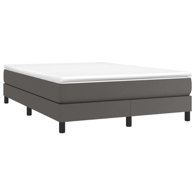 Łóżko tapicerowane WaszeMeble 140x190 cm szare WM-3120698 1 szt.