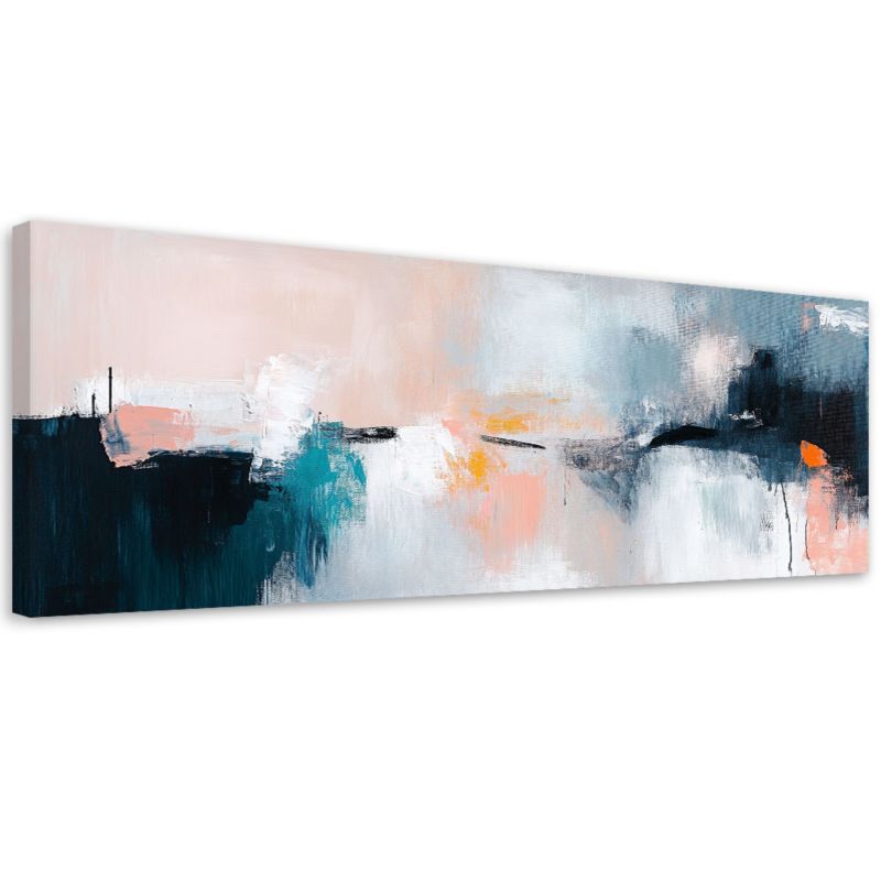 Obraz na płótnie Feeby Pastelowa Kolorowa Abstrakcja 90x30cm 1szt