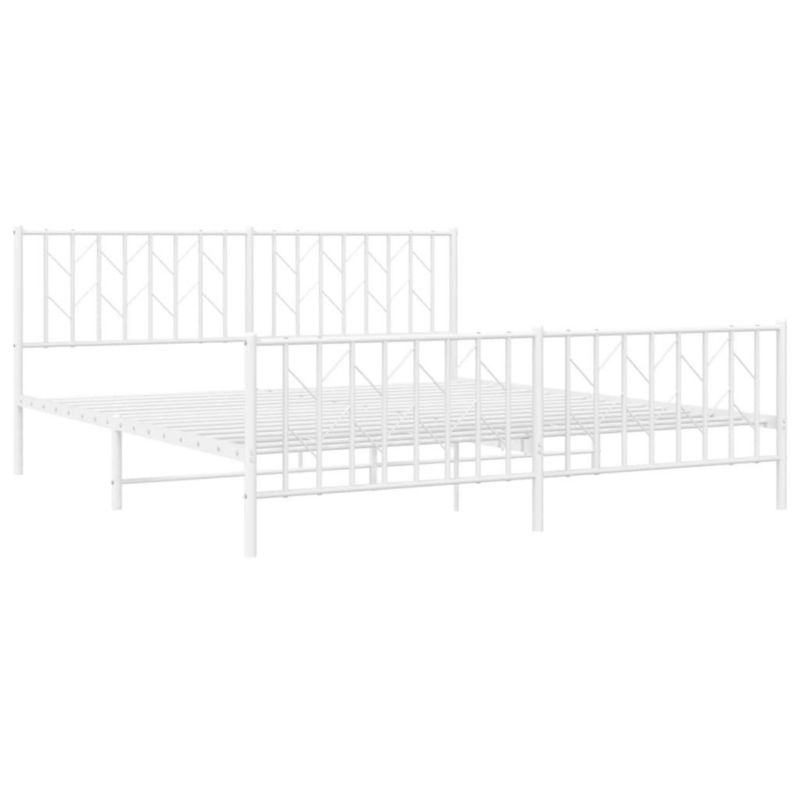 Łóżko metalowe WaszeMeble 183x213 cm biała WM-374509 1 szt.