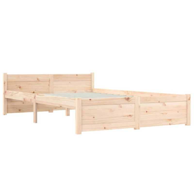 Łóżko drewniane WaszeMeble 120x200 cm brązowe WM-815039 1 szt.