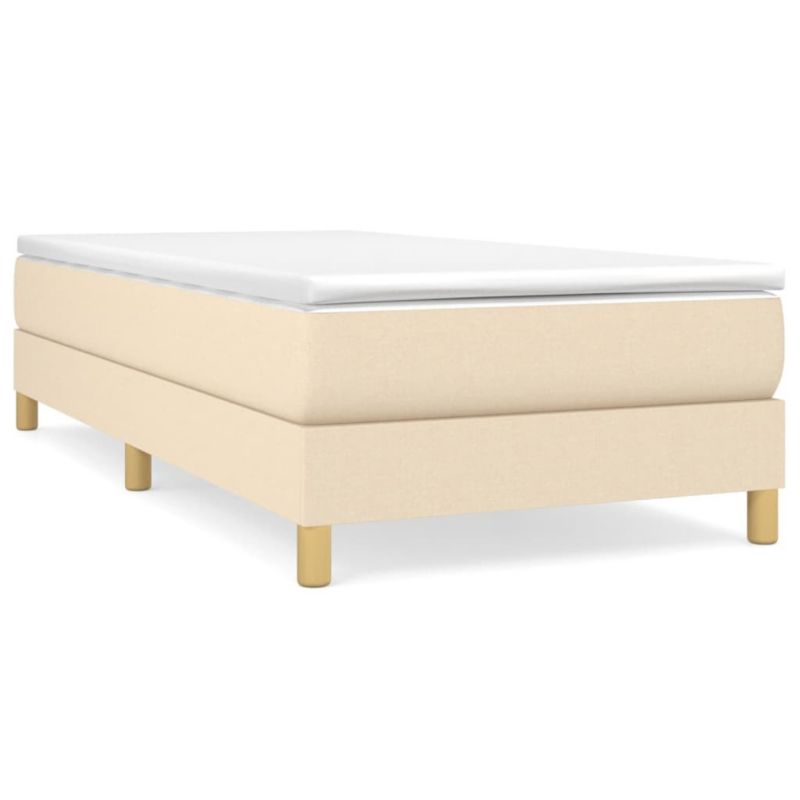 Łóżko tapicerowane WaszeMeble 90x190 cm kremowa WM-3120579 1 szt.