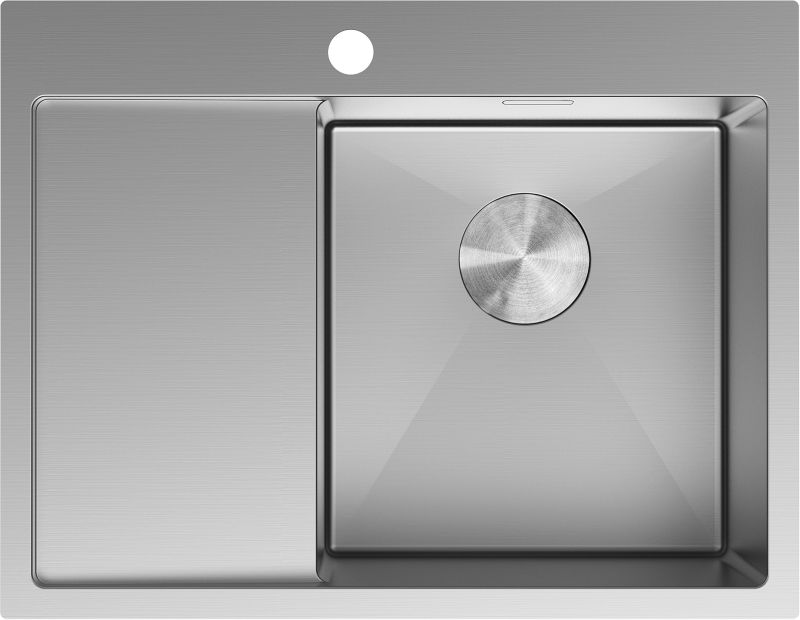 Zlewozmywak stalowy wpuszczany Mexen Exar inox 620x480mm 1-komorowy 1 szt.