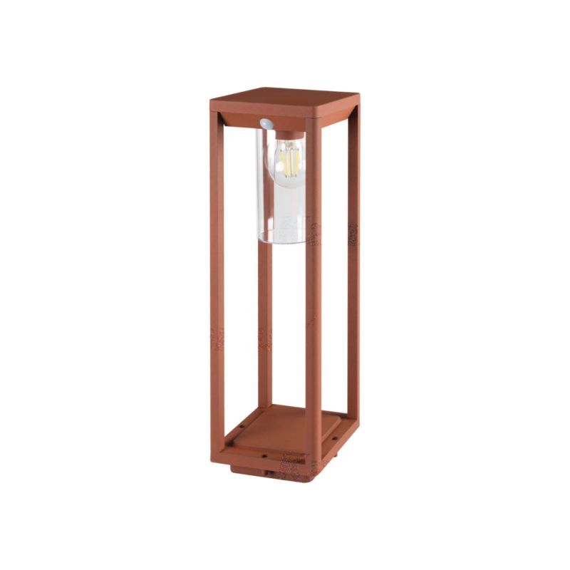 Lampa ogrodowa stojąca Kanlux Vimo brązowo-transparentna czujnik 1 x E27 x 15W IP44 wym: 50 x 15 x 15 cm - 1 szt.