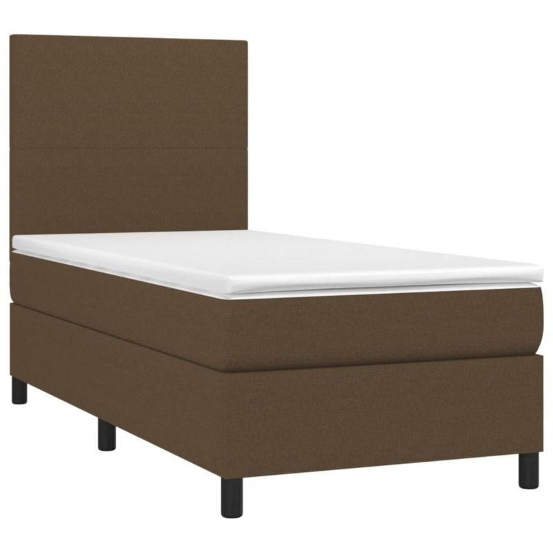 Łóżko kontynentalne WaszeMeble 90x200 cm brązowe WM-3134688 1 szt.