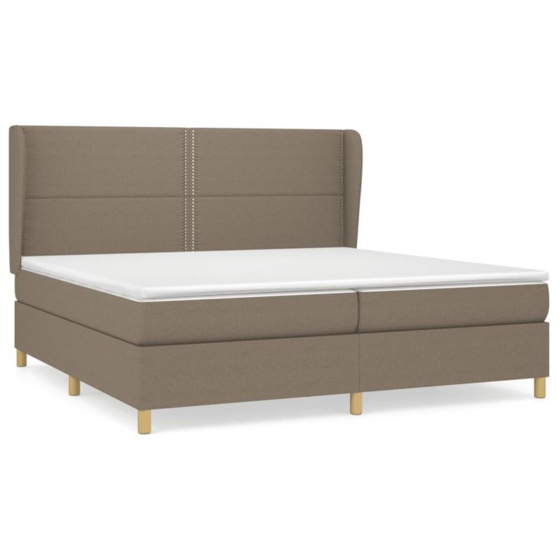 Łóżko kontynentalne WaszeMeble 200x200 Brązowe WM-3128473 1 szt.