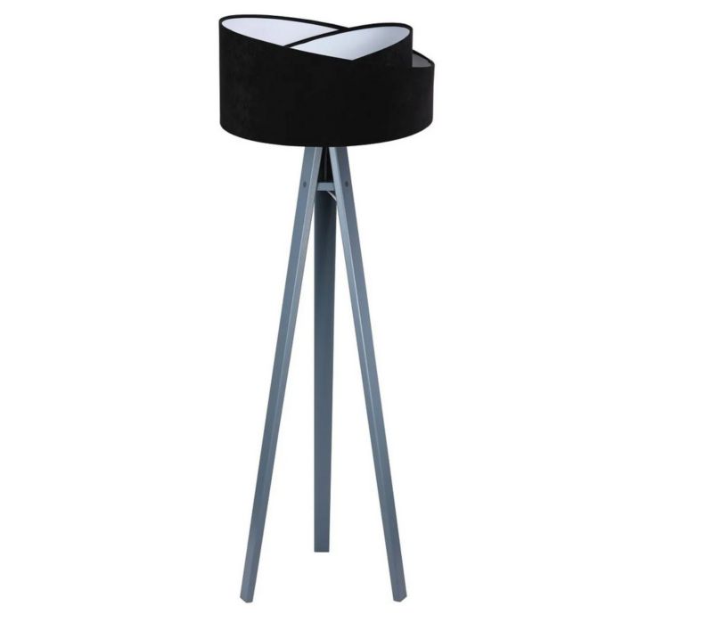 Lampa Bps Koncept stojąca GEMSTONE czarna/szara 1 szt