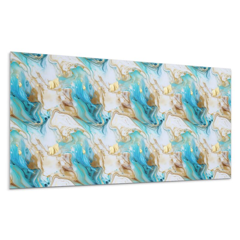 Panel samoprzylepny Wallfluent 120x60 cm Abstrakcyjny wzór fal i plam 1 szt.
