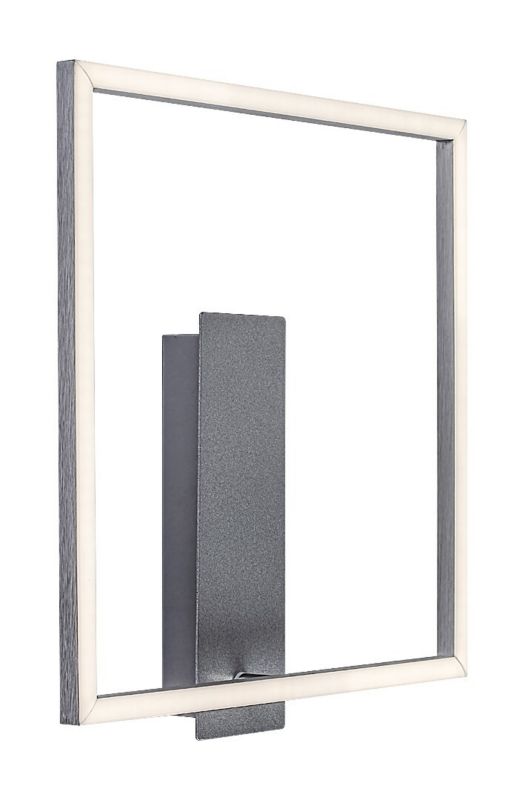 Kinkiet ścienny Rabalux Tumnus srebrno-szczotkowane aluminium-biały LED 14W 4000K 1060lm IP20 wym: 32 x 30 x 6,5 cm - 1 szt.
