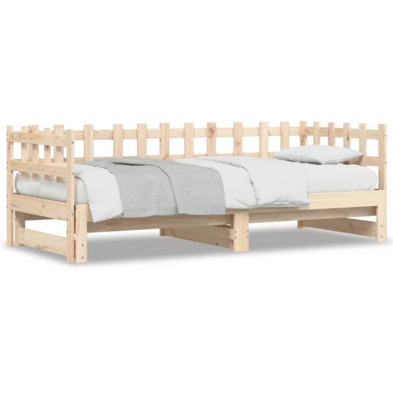 Łóżko drewniane WaszeMeble 90x190 cm rozsuwane brązowe WM-840391 1 szt.